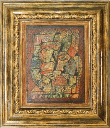 Painting titled "constrution color" by Bellasartes Caldas Novas, Original Artwork, Acrylic Mounted on Wood Stretcher frame