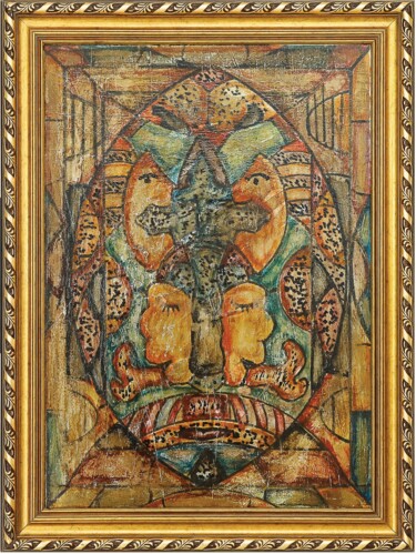 Painting titled "armonic" by Bellasartes Caldas Novas, Original Artwork, Acrylic Mounted on Wood Stretcher frame