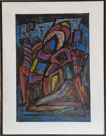 Painting titled "armonic black" by Bellasartes Caldas Novas, Original Artwork, Oil