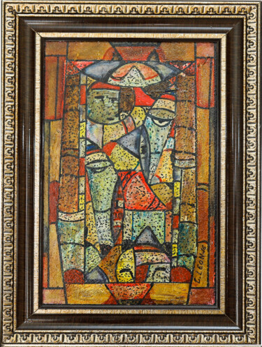 Painting titled "mozaic collor" by Bellasartes Caldas Novas, Original Artwork, Acrylic