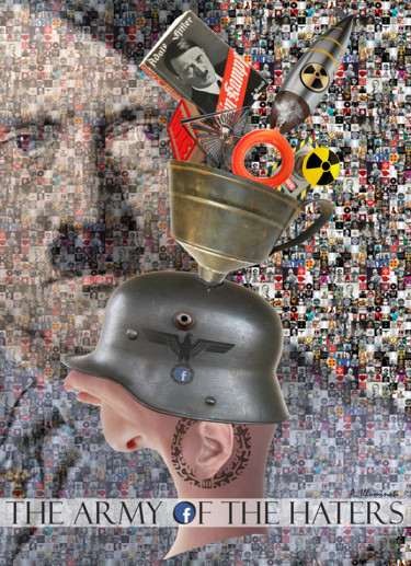 Digital Arts titled "The army of the hat…" by Angela Illuminati, Original Artwork, Photo Montage