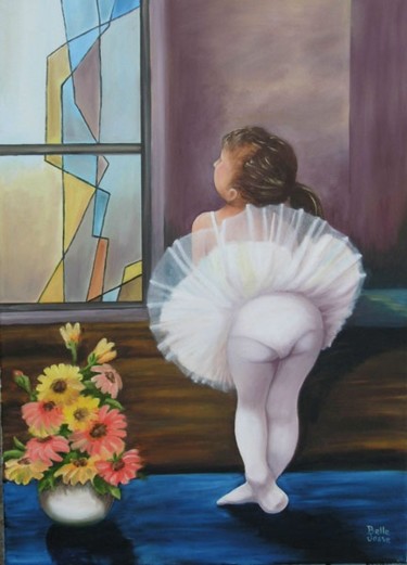 Painting titled "Tutu" by Danielle Belle Josse, Original Artwork