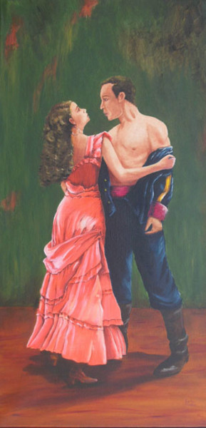 Painting titled "Carmen" by Danielle Belle Josse, Original Artwork