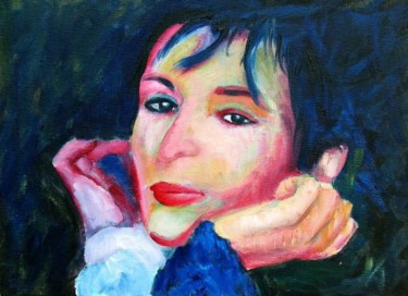 Painting titled "Barbara" by Jean-Luc Bellini, Original Artwork, Oil