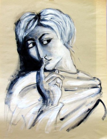 Peinture intitulée "Hum, Hum ..." par Jean-Luc Bellini, Œuvre d'art originale, Huile