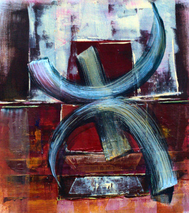 Картина под названием "Freedom II" - Bellule' Art, Подлинное произведение искусства, Акрил Установлен на Деревянная рама для…