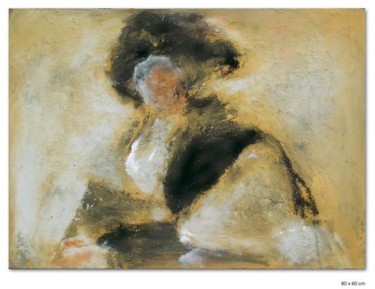 Pittura intitolato "Dilettante" da Claudine Gregoire (Claudine BELMAS-GREGOIRE), Opera d'arte originale