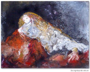 Pittura intitolato "0472 DE VIRGINIBUS…" da Claudine Gregoire (Claudine BELMAS-GREGOIRE), Opera d'arte originale, Olio