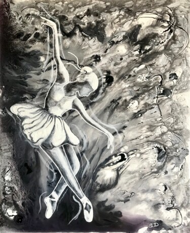 Painting titled "Belo Danse" by David Belo, Original Artwork, Acrylic