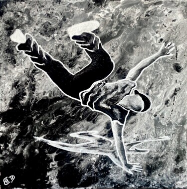 Peinture intitulée "hip hop" par David Belo, Œuvre d'art originale, Acrylique