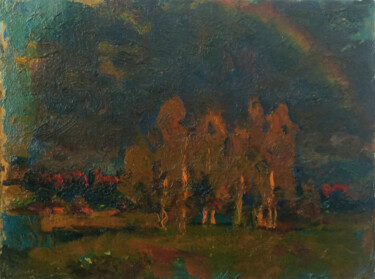 Peinture intitulée "Rainbow" par Vasily Belikov, Œuvre d'art originale, Huile