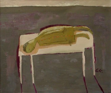 Картина под названием "The eternal rest" - Elena Belyakova, Подлинное произведение искусства