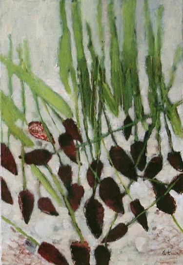 Картина под названием "tulips" - Elena Belyakova, Подлинное произведение искусства