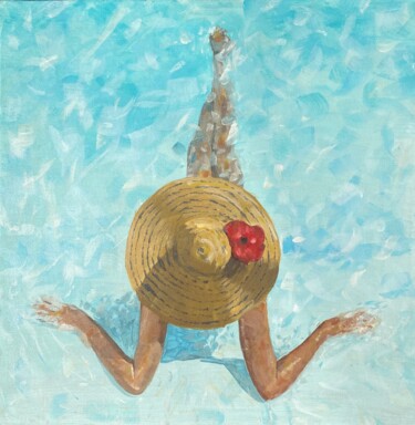 Tranquille Peinture intitulée "Tranquille" par Ben Ramirez, Œuvre d'art originale, Acrylique