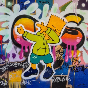 Painting titled "Swag bart" by Oussama Benabbou, Original Artwork, Spray paint