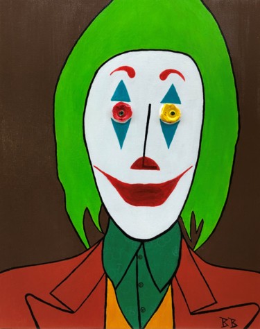 Peinture intitulée "Joke" par Ben B, Œuvre d'art originale, Acrylique Monté sur Châssis en bois