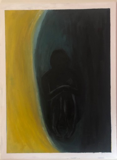 Painting titled "Personna" by Hali, Original Artwork, Acrylic
