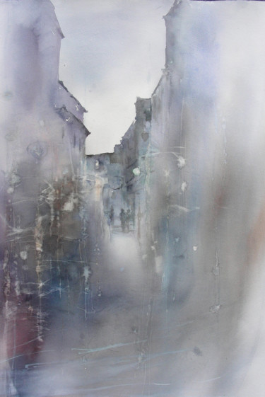 Peinture intitulée "Etoiles" par Benedicte Stef, Œuvre d'art originale, Aquarelle