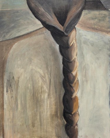 Pintura intitulada "Plait" por Martyna Benedyka, Obras de arte originais, Óleo