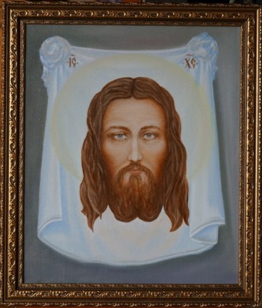 Pintura intitulada "Иисус Христос" por Andrei Iulievich Gerasimov, Obras de arte originais, Óleo