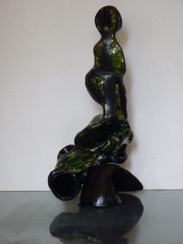 Sculpture titled "Reptilis" by Malya, Original Artwork