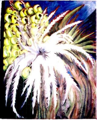 Painting titled "Flowering" by Ben Gonzalez, Original Artwork