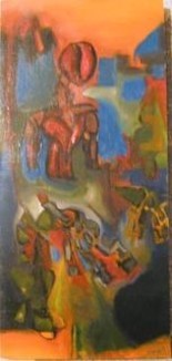 Painting titled "Apprentice" by Ben Gonzalez, Original Artwork
