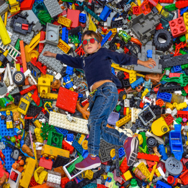 Photography titled "DREAM N°90  LEGO WO…" by Beniamino Forestiere, Original Artwork, Digital Photography