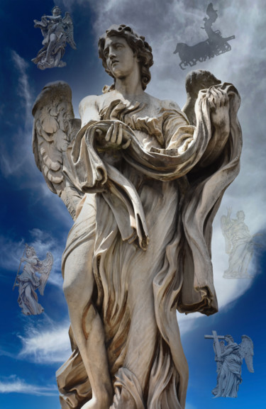 Photographie intitulée "DREAM N° 117 ANGEL" par Beniamino Forestiere, Œuvre d'art originale, Photographie numérique