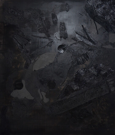 Peinture intitulée "Black is black. Hau…" par Bénie, Œuvre d'art originale, Acrylique Monté sur Châssis en bois
