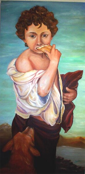 Painting titled "niño" by Benilde, Original Artwork