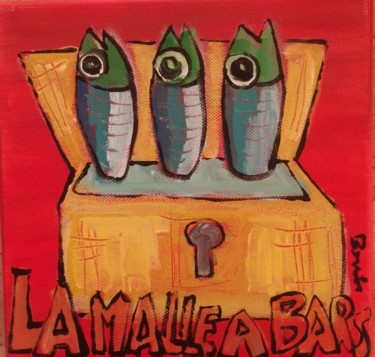 제목이 "La malle-A-bars"인 미술작품 Benis로, 원작, 아크릴