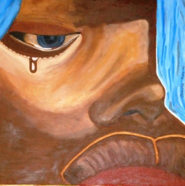 Pintura titulada "Tristeza" por Camelia, Obra de arte original, Oleo