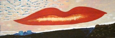 Pintura titulada "Labios" por Camelia, Obra de arte original