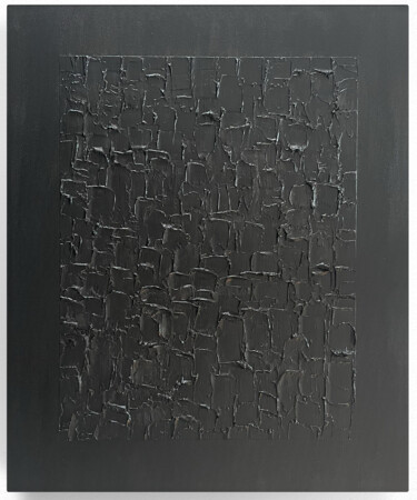 Ζωγραφική με τίτλο "Black scale" από Benjamin Corbisiero, Αυθεντικά έργα τέχνης, Ακρυλικό