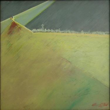 Painting titled "Desert Storm" by Benjamin Groff, Original Artwork