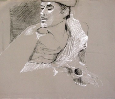 Painting titled "Robert Quintal" by Benjamin Groff, Original Artwork