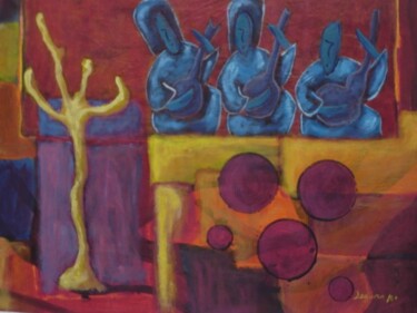 Pintura titulada "Los frutos del ritmo" por Benjamín Segura, Obra de arte original