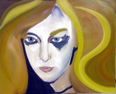 Painting titled "Girl" by Peter Bennett, Original Artwork