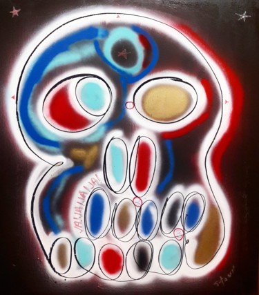 Peinture intitulée ""baby ligth my way"" par Benny Gutz, Œuvre d'art originale, Acrylique