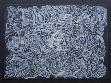 Dessin intitulée "maillage" par Benoît Girodon, Œuvre d'art originale, Crayon