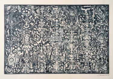 Εκτυπώσεις & Χαρακτικά με τίτλο "rouleau" από Benoît Girodon, Αυθεντικά έργα τέχνης, Etching