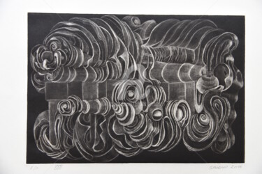 Отпечатки и Гравюры под названием "888" - Benoît Girodon, Подлинное произведение искусства, гравюра