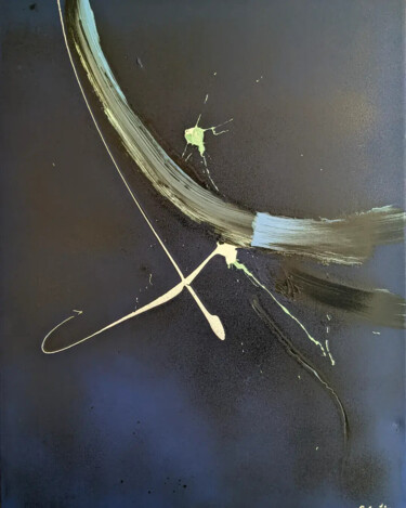 Картина под названием "Arabesque" - Benoît Guérin, Подлинное произведение искусства, Акрил Установлен на Деревянная рама для…