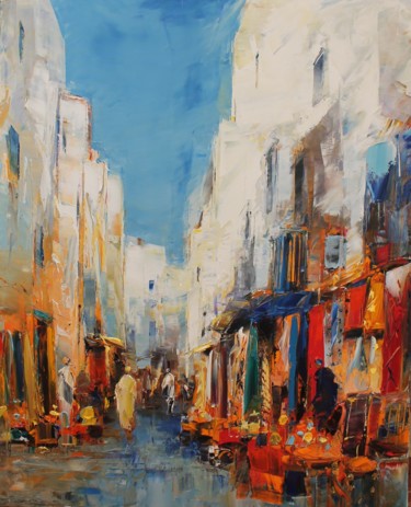 "Essaouira" başlıklı Tablo Benoit Havard tarafından, Orijinal sanat, Petrol