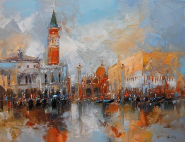 Painting titled "Venise" by Benoit Havard, Original Artwork