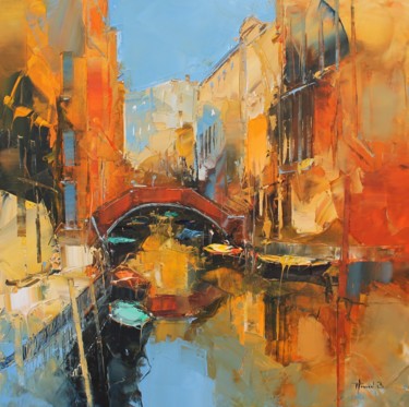 Painting titled "Venise" by Benoit Havard, Original Artwork
