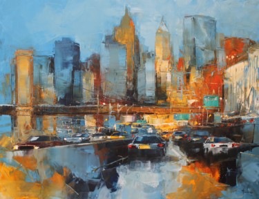 Peinture intitulée "Manhattan" par Benoit Havard, Œuvre d'art originale
