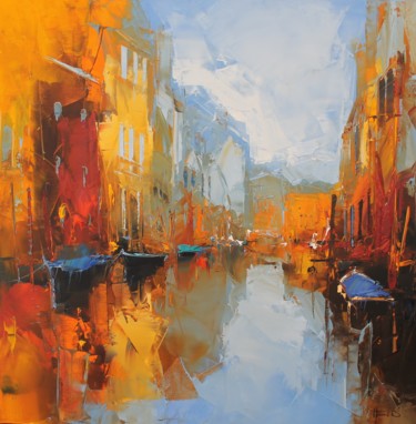 Peinture intitulée "Venise" par Benoit Havard, Œuvre d'art originale