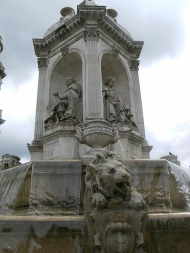 Photographie intitulée "Fontaine St Sulpice" par Benoît Laval, Œuvre d'art originale